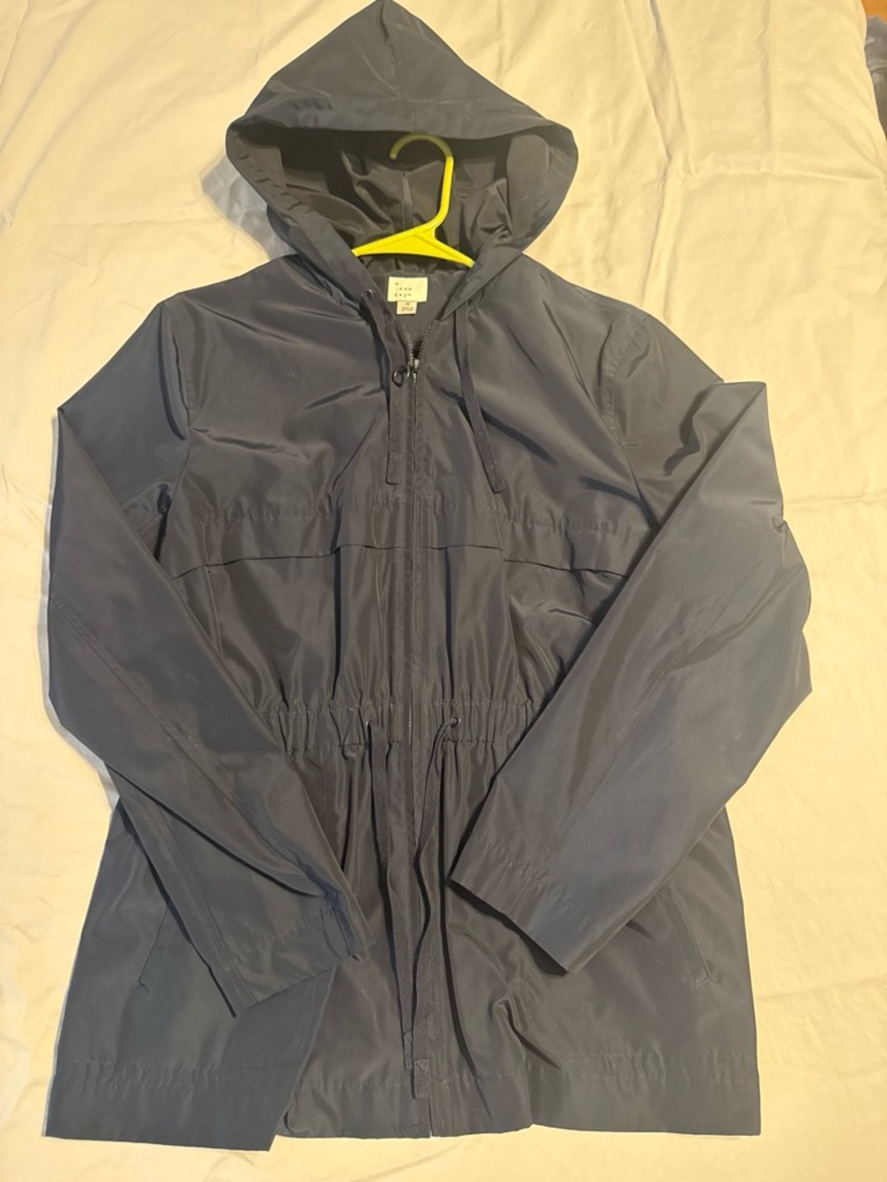 a new day Navy Hooded Windbreaker Jacket